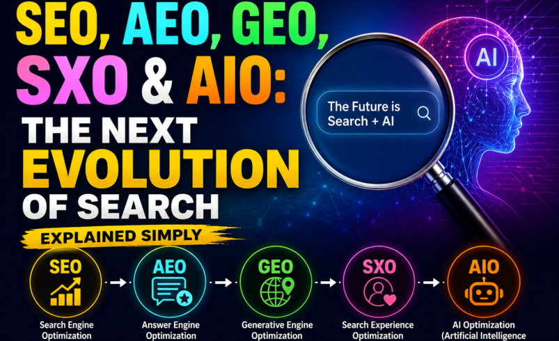 SEO, AEO, GEO, SXO & AIO: The Next Evolution of Search