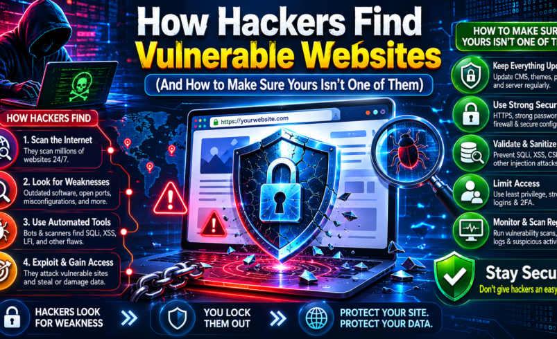 How Hackers Find Vulnerable Websites (And How to Make Sure Yours Isn’t One of Them)