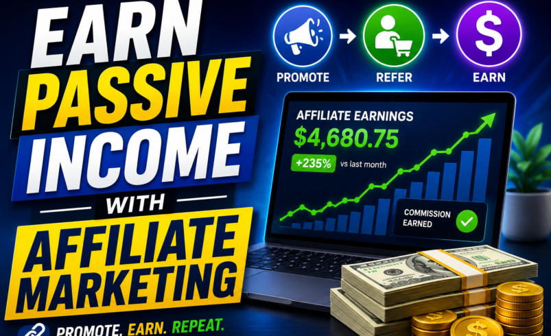 Earn passive income with affliate marketing