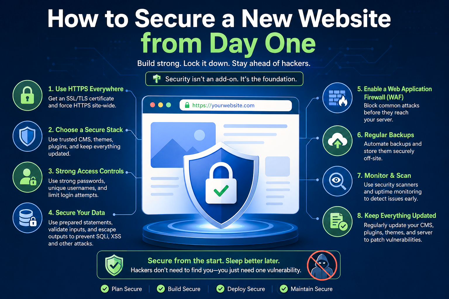 secure your website from day 1