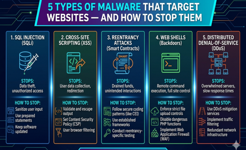 5 Types of Malware That Target Websites — And How to Stop Them