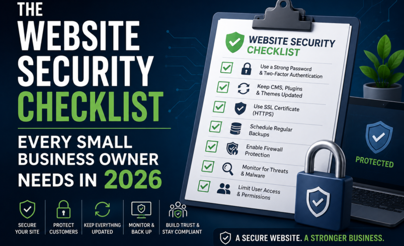 The Website Security Checklist Every Small Business Owner Needs in 2026