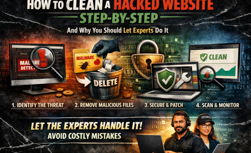 How to Clean a Hacked Website Step-by-Step (And Why You Should Let Experts Do It)