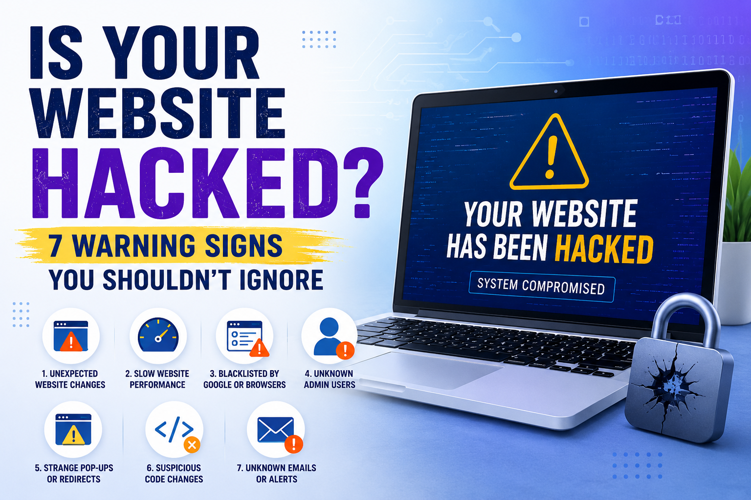 Is Your Website Hacked? 7 Warning Signs You Shouldn’t Ignore