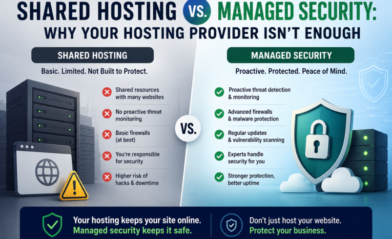 Shared Hosting vs. Managed Security: Why Your Hosting Provider Isn’t Enough
