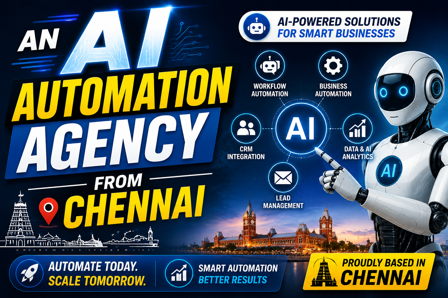 An AI automation agency from Chennai