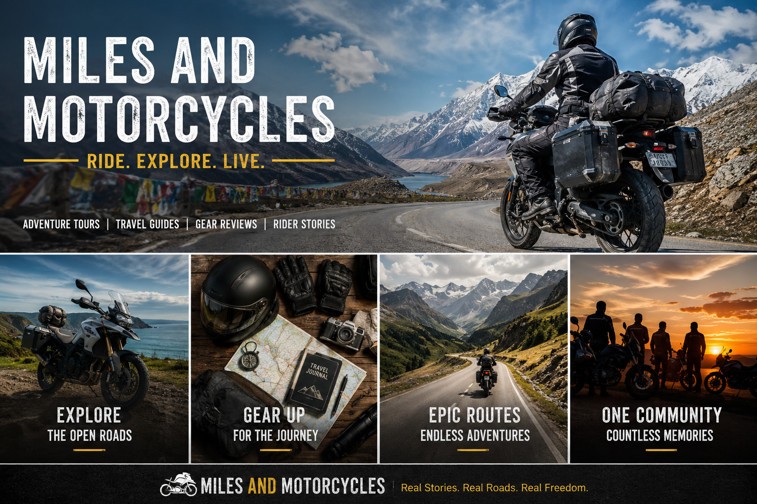Miles and Motorcycles: The Ultimate Adventure Touring Experience