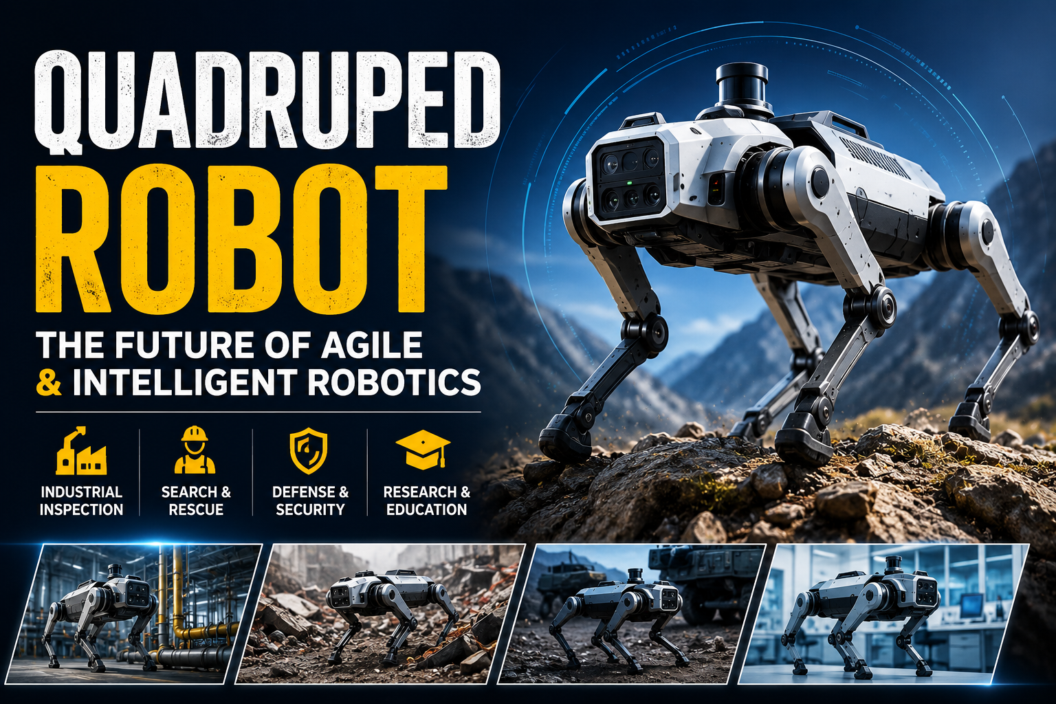 Quadruped Robot: The Future of Agile and Intelligent Robotics