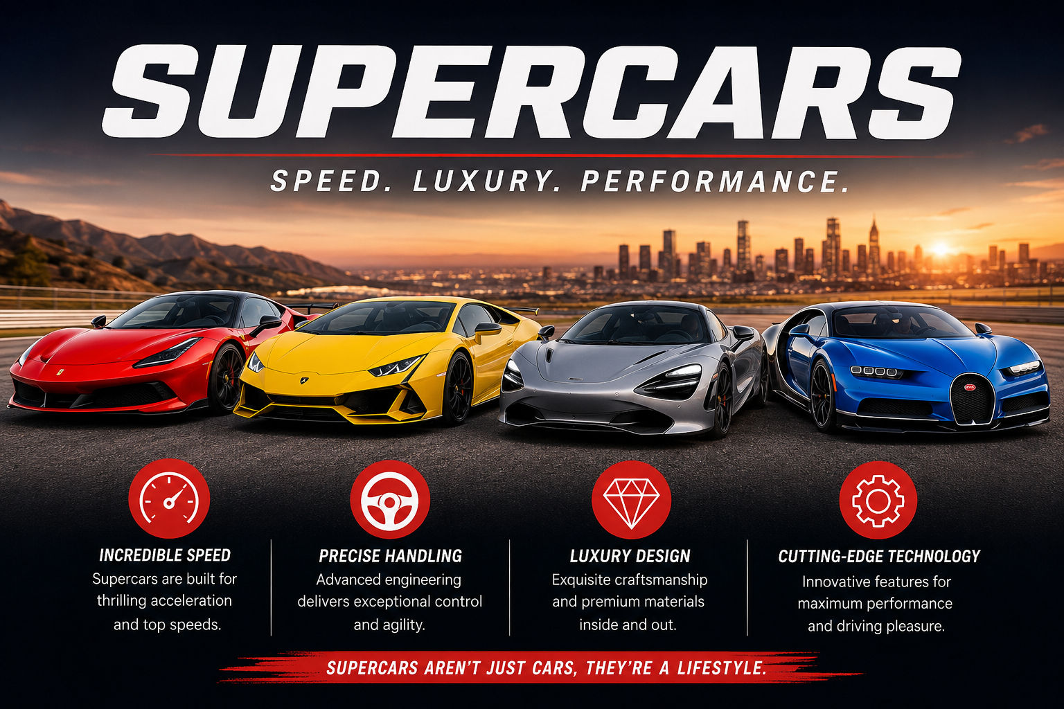 Supercars: The Ultimate Blend of Speed, Luxury, and Innovation